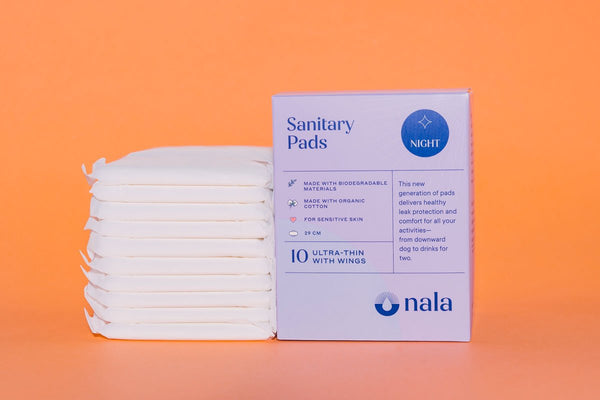 Open image in slideshow, nala woman night pad philippines biodegradable organic 
