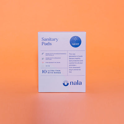 nala woman night pad philippines biodegradable organic 