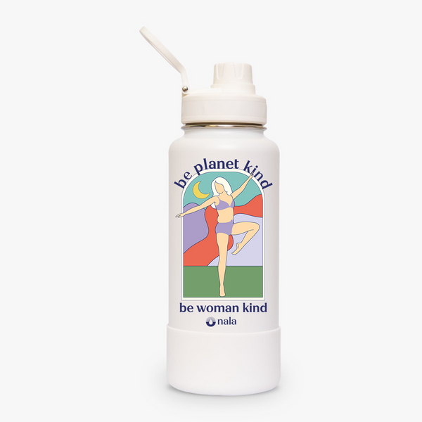 Open image in slideshow, KOOL x Nala Bottle (White)
